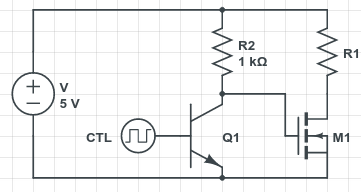 Power Switching Circuit with BJT Triode