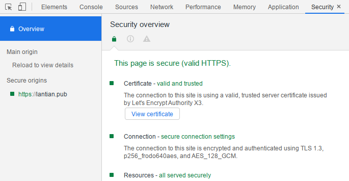 Chromium Shows Using Post-Quantum Cryptography